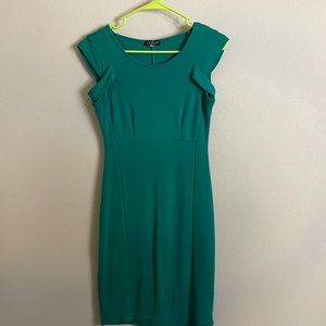 Turquoise Venus Cotton Dress
